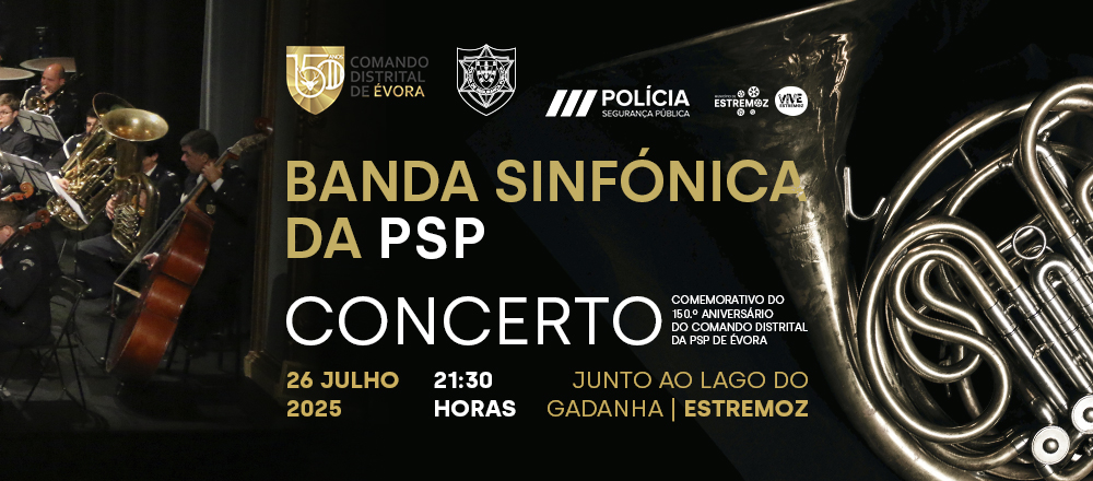 Concerto da Banda Sinfónica da PSP, em Estremoz